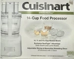 Nibwt Cuisinart Elite Collection 14-CUP 1000W Food Processor FP-14 White Casing. Fixed Price $264.95.