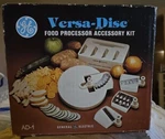 Vintage AD1 General Electric Versa-disc Food Processor Accessory Kit E3. Fixed Price $17.99.
