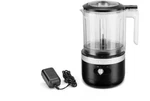 New Kitchenaid 5-CUP Mini Food Chopper Cordless KFCB519BM, Matte Black. Fixed Price $50.15.