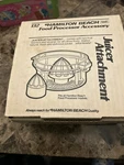 Vintage Hamilton Beach Food Processor #132 Juicer Attachment Accessory New. Fixed Price $19.99.