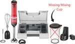 Black+decker Kitchen Wand Cordless Immersion Blender In BCKM1013KS06. Fixed Price $94.00.