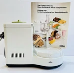 Braun Multipractic Food Processor 4259 Base Motor & Cookbook Only Tested Works!. Fixed Price $46.75.