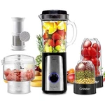Sangcon 5 In 1 Blender And Food Processor Combo For Kitchen, Small Electric. Fixed Price $157.99.