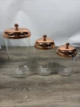 Vintage Danish Bodum Canister Food Storage Kitchen Jar Set Of 3. Fixed Price $150.00.