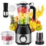 Preakly PR-006T Countertop Blender Food Processor Combo, 4 In 1 Kitchen Electric. Fixed Price $26.00.