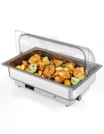 Chafing Dish Electric Buffet 9QT Stainless Steel Food Warmer Garveehome Servers. Fixed Price $154.99.
