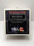 Kitchen Aid Mini Bowl Food Processor Accessory (model# Kfpmb, Very Good). Fixed Price $14.98.