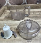 Cuisinart Mini Prep Plus Work Bowl DLC-200, Lid DLC-201 & DLC-2CB Blade. Fixed Price $24.99.
