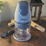 Ninja Push Function Food Chopper Gray Electric Motor Bowl Blade Dishwasher Safe. Fixed Price $16.37.