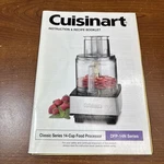Cuisinart Instruction And Recipe Book DPF14N Series Manual. Fixed Price $5.70.