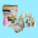 Presto 0297001 Professional Salad Shooter W/ Ice Shaver Pack Tested & Working!. Fixed Price $60.00.