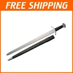 Elegant Viking Sword 39-INCH Stainless Steel Blade With Safe Storage Sheath. Fixed Price $79.00.