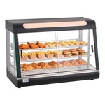 3-TIER Commercial Food Warmer Display, 1400W With Led Light,. Fixed Price $360.13.