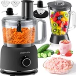 Food Processor And Blender Combo, 88 Oz Chopper For Meat, Vegetable Dou. Fixed Price $109.30.