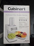 Cuisinart SSL-100PC Food Processor, 5 Cup, White, 4 Cutting Cones. Fixed Price $42.00.