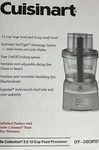 New Box Cuisinart Elite Collection 2.0 12-CUP Food Processor- CFP-24DCNPCFR. Fixed Price $164.99.