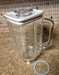 Vintage Kitchen Center Osterizer 5 Cup Glass Blender Jar With Lid & Gasket. Fixed Price $12.99.