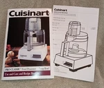 Cuisinart Classic 7-CUP Food Processor Manual Getting Started Guide Recipes. Fixed Price $5.99.