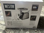 Weston Meat Grinder Sausage Stuffer #8 650 Watts Stainless Steel Brand New. Fixed Price $95.00.