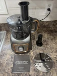 Crux 8-CUP Food Processor Platinum Copper. Fixed Price $49.00.