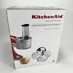 Kitchenaid Food Processor Dicing Stand Mixer Attachment KSM2FPA Open Box. Fixed Price $138.97.
