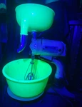 Hamilton Beach Model Stand Mixer With Uranium Bowl/juicer Attachments. Fixed Price $500.00.