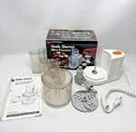 Vtg Black & Decker Handy Shortcut Micro-processor HMP30 Mini Food. Fixed Price $29.99.