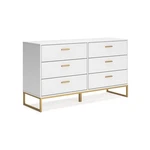 Signature Design By Ashley Socalle Modern 6-DRAWER Dresser With Safety Stop. Fixed Price $429.50.