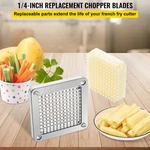 Replacement Chopper Blade, 1/4 Inch, 3 Pcs French Fry Assembly With 6 Ext. Fixed Price $45.93.
