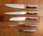 Cuisinart Hammered Collection Stainless Steel Knives - Lot Of 5. Fixed Price $25.00.