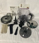 Ninja Food Processor Bowl W/ Lid, Pusher & Blades, Dough BL773CO Blender. Fixed Price $59.95.