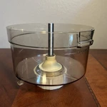 Vtg General Electric Food Processor D6FP1 Parts Drive Shaft Work Bowl Nut. Fixed Price $9.95.