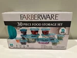 Farberware, 30PC Food Storage Set, Model# FG30624 Brand New Sealed. Fixed Price $9.50.