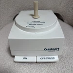 Cuisinart Deluxe 11 Food Processor Use & Care/recipe Book Disc Holder W/blades. Fixed Price $69.99.