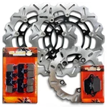 Front+rear High Performance Disc Rotors+brake Pads Yamaha YZF-R1 2007-2014. Fixed Price $332.64.