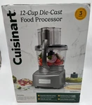 Cuisinart 12-CUP Die-cast Food Processor CFP-24DCNGMPPC New, Damaged Box. Fixed Price $169.00.