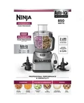 Ninja BN600 9 Cup Full-size Food Processor Silver -850 Watts, Auto-iq Presets.. Fixed Price $90.00.