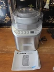 Cuisinart ICE-70 2-QT Cool Creations Cream Maker W/ Recipe & Instruction Bk. Fixed Price $58.95.