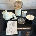 Sunbeam Oskar Model 14181 Food Processor Complete & Tested -similar 14081 4817-8. Fixed Price $59.97.