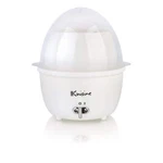 Euro Cuisine Egg Cooker Electric 5-CAPACITY Food Steamer 200W White Glass Bowl. Fixed Price $45.99.