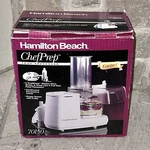 Nob Vintage Hamilton Beach 2-CUP Food Processor Chef Prep 70150 New Open Box!. Fixed Price $26.96.