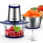 Devinc 500W Electric Food Processor Chopper 2 Speed W/ Stainless Steel&glass Bow. Fixed Price $39.99.