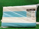 Tayse Rugs Luna Outdoor Area LNA1135 8' X 10' Reversible Striped Aqua. Fixed Price $71.39.