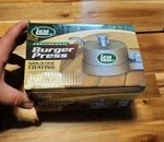 Lem Professional Burger Press Adjustable Non-stick Coating Heavy Duty Aluminum. Fixed Price $27.00.