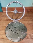 Hobart 9" Pelican ML-016225-0000Z Shred Plate Holder + 3/16" Disc, #12 Hub New. Fixed Price $325.00.
