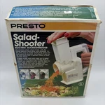 Vintage Presto Salad Shooter 02910 Electric Slicer Shredder Brand New Nos Ob. Fixed Price $29.99.
