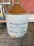 1906-18 Stenciled Two Stoneware Crock Whiskey Jug Buffalo, Ny 126 Seneca. Fixed Price $375.00.