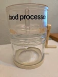 Vintage Gemco The Hand Food Processor - For Parts Base, Bowls, Plunger. Fixed Price $12.50.