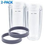 2-PACK Cup With Lip Ring For Nutribullet Blender 600W 900W Xl. Fixed Price $15.98.