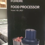 Fohere Food Processor HB-JR07 Blue. Fixed Price $30.00.